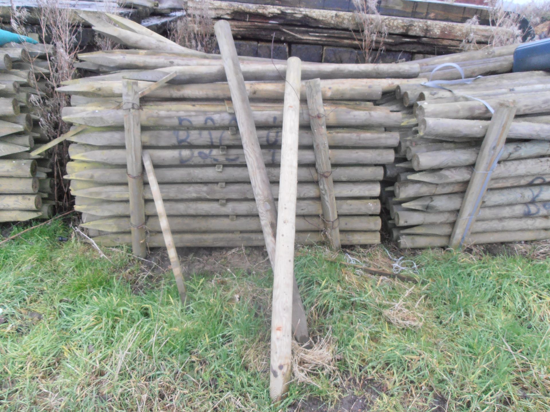 Two Packs - Tanalised Fence Posts (C4 Pressure Treated) - Image 2 of 2