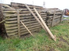 Two Packs - Tanalised Fence Posts (C4 Pressure Treated)