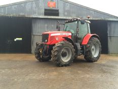 2007 Massey Ferguson 6480 Dyna-6 4wd tractor 40kph on 420/85R28 front and 20.8R38 rear tyres