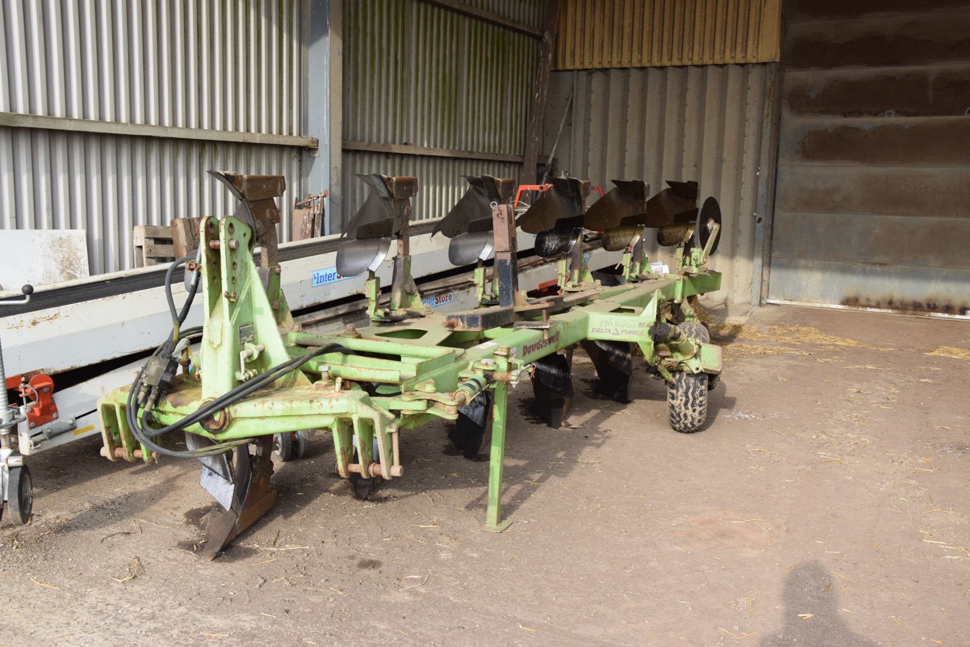 1996 Dowdeswell DP120S 6 furrow (5+1) reversible plough. - Image 2 of 2