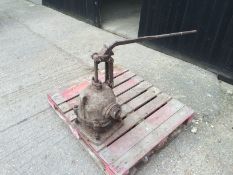 Antique hand water pump