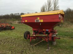 KRM Bredal F2 twin disc fertiliser spreader.