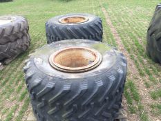 Pair 48x31x29 terra tyres