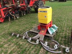 2011 Spaldings air seeder unit with GPS. Serial No: 0811360.
