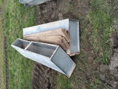 Feed troughs x2