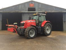 2012 Massey Ferguson 7624 Dyna-6 4wd tractor 40kph on 540/65R30 front and 650/65R42 rear tyres