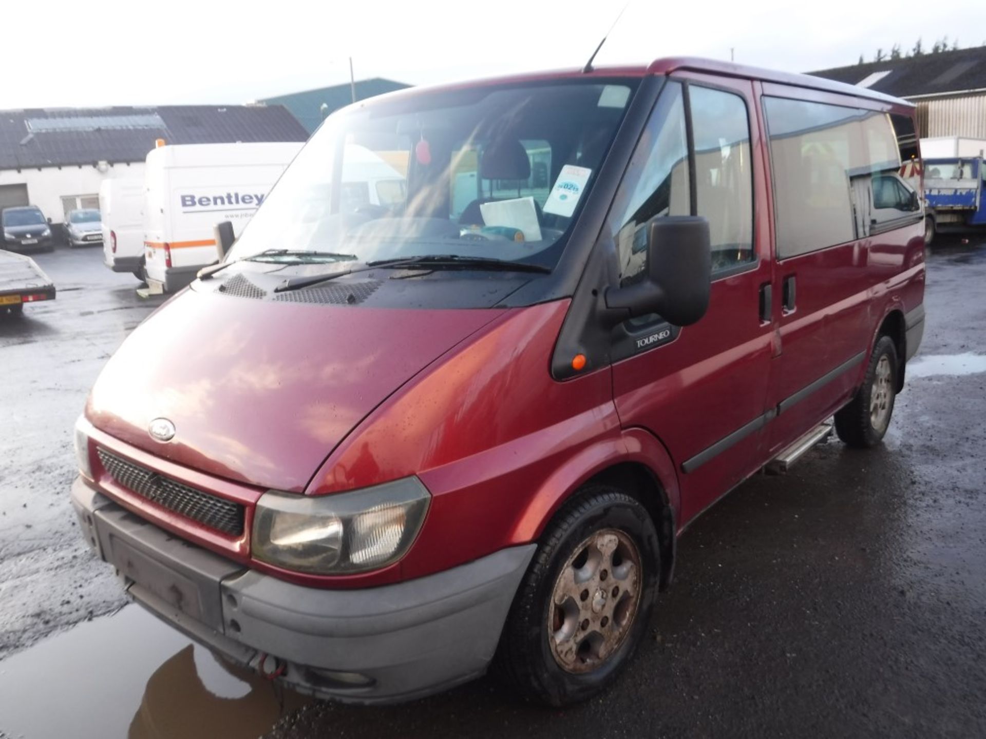 05 reg FORD TRANSIT TOURNEO 280 SWB MINIBUS, 1ST REG 03/05, 169560M WARRANTED, V5 HERE, 1 OWNER FROM - Image 2 of 6