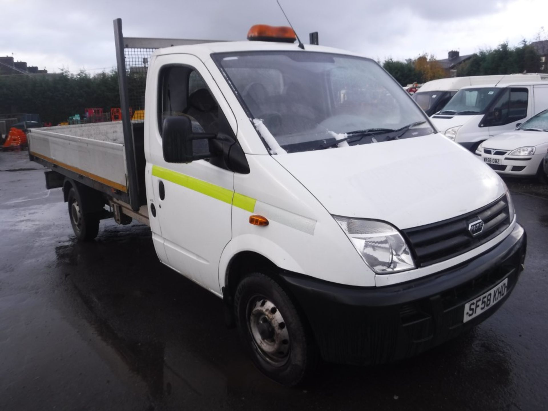 58 reg LDV MAXUS 3.5T 120 LWB DROPSIDE, 1ST REG 01/09, 152294M NOT WARRANTED, V5 HERE, 1 FORMER