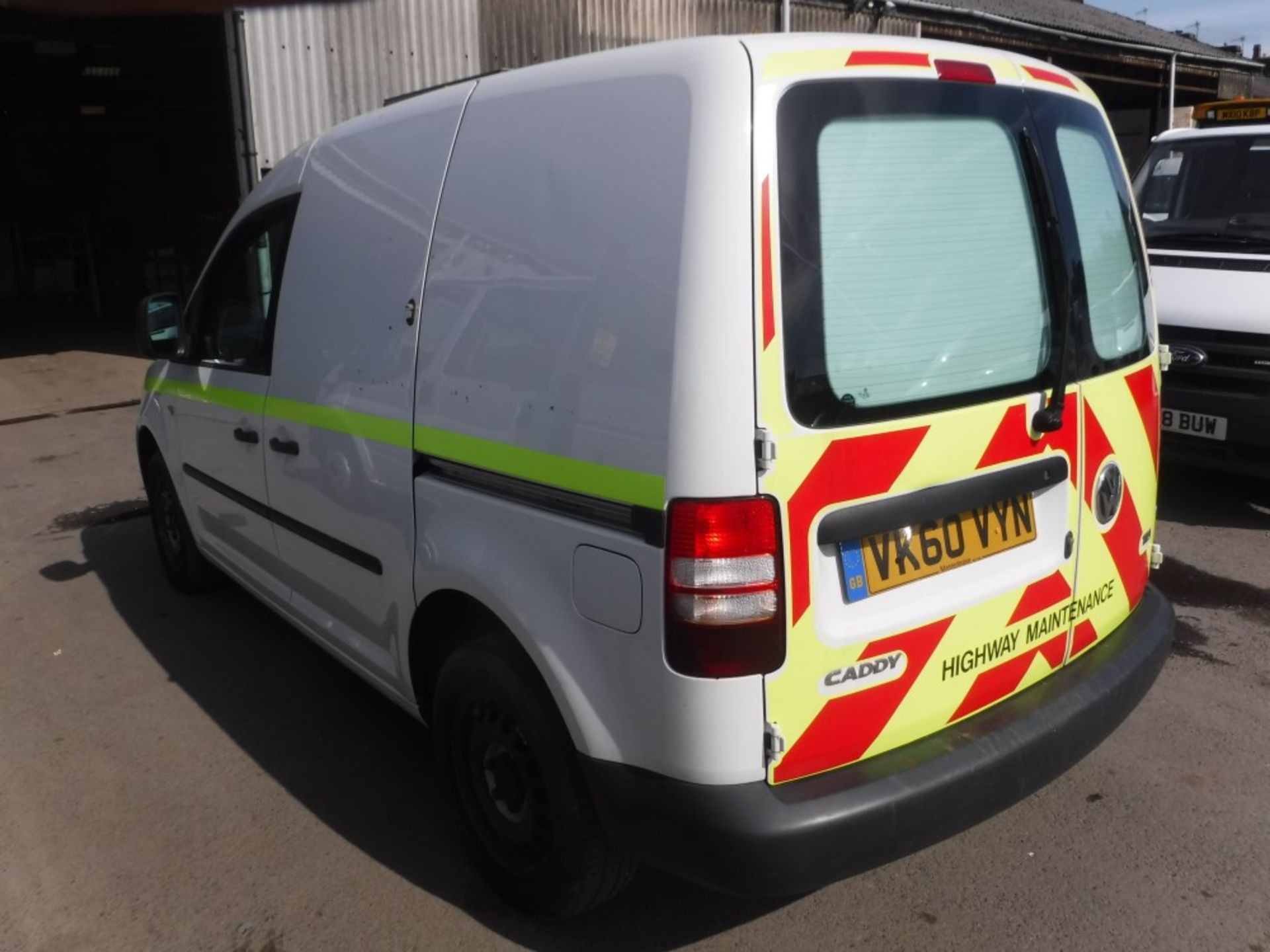 60 reg VW CADDY C20 TDI 102 VAN, 1ST REG 01/11, TEST 04/18, 79681M NOT WARRANTED, V5 HERE, 1 - Image 3 of 5