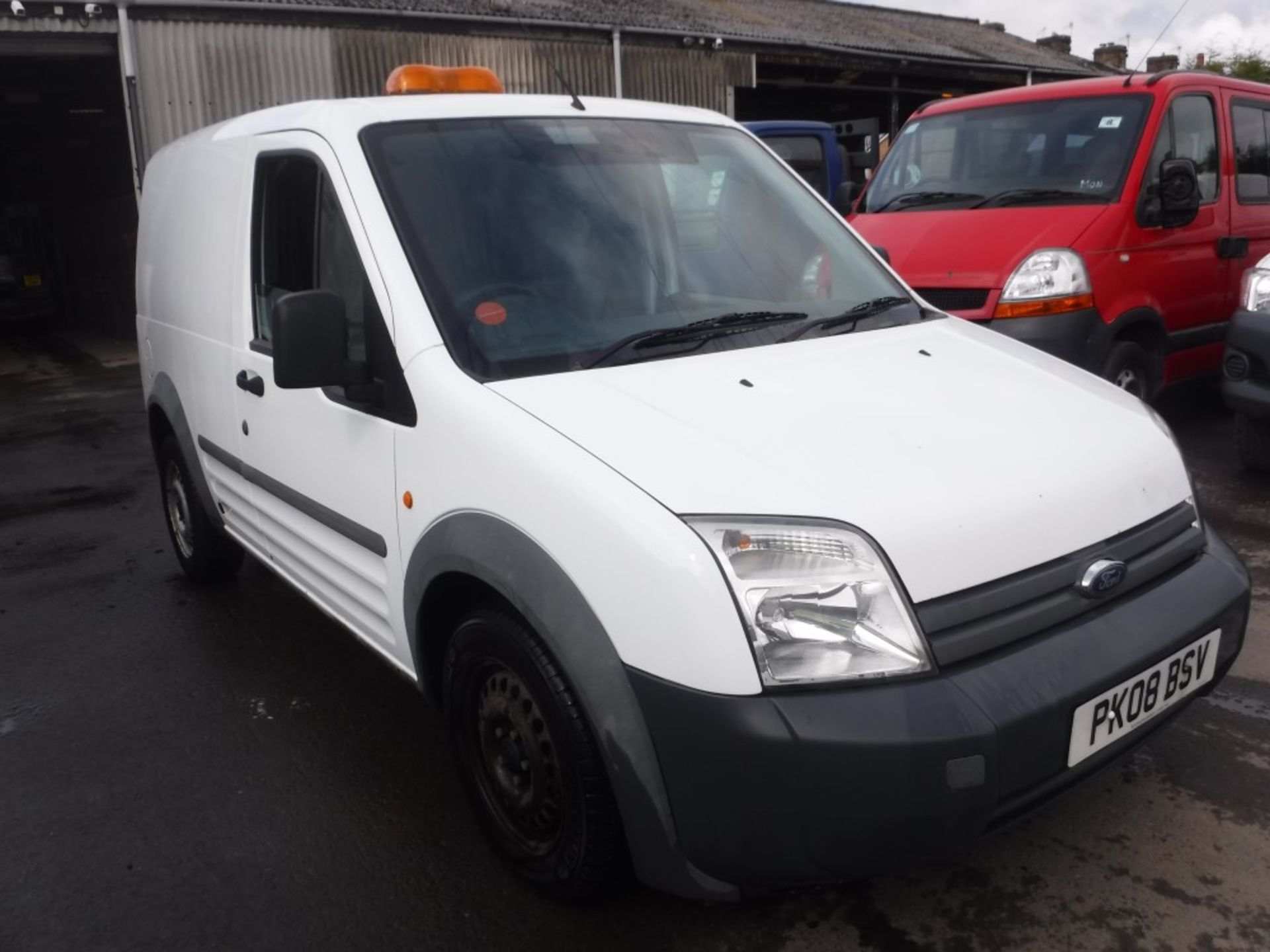 08 reg FORD TRANSIT CONNECT T200, 1ST REG 03/08, V5 HERE, 1 OWNER FROM NEW (DIRECT COUNCIL) [+ VAT]