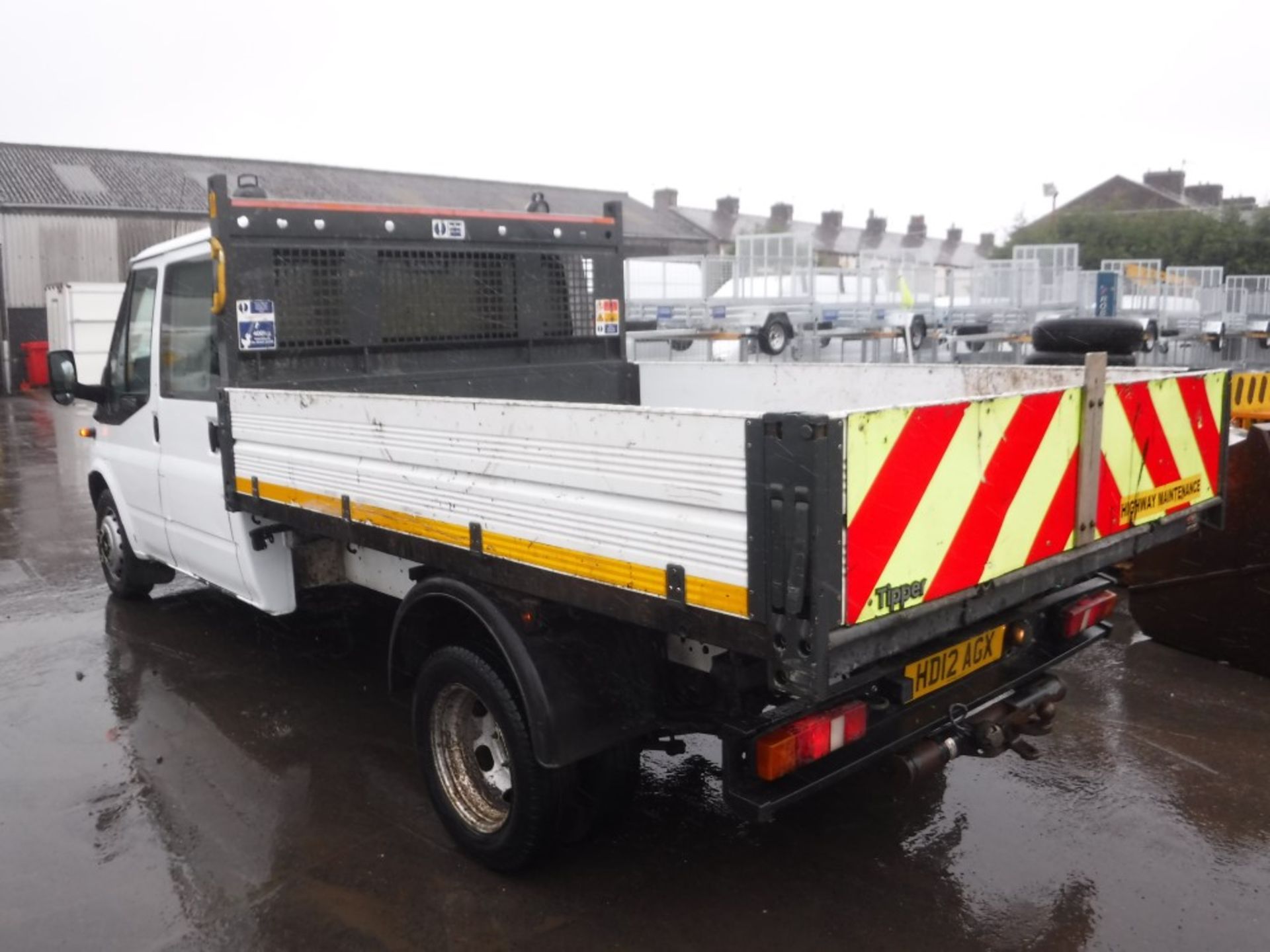 12 reg FORD TRANSIT 125 T350 RWD TIPPER, 1ST REG 08/12, TEST 08/17, 78432M, V5 HERE, 2 FORMER - Image 3 of 5