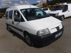 06 reg PEUGEOT EXPERT COMBI 6 SEAT PEOPLE CARRIER, 1ST REG 06/06, 67038M WARRANTED, 1 OWNER FROM NEW