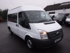 62 reg FORD TRANSIT 125 T300 FWD MINIBUS, 1ST REG 09/12, 173334M WARRANTED, V5 HERE, 1 OWNER FROM