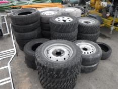 QTY OF WHEELS & TYRES (DIRECT UNITED UTILITIES WATER) [+ VAT]