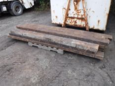 QTY LENGTHS OF PINE 9 X 3 TIMBER [NO VAT]