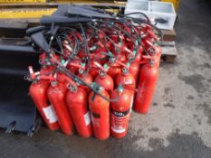 QTY OF FIRE EXTINGUISHERS [NO VAT]