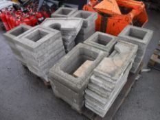 2 PALLET OF STONE DRAINS (DIRECT UNITED UTILITIES WATER) [+ VAT]
