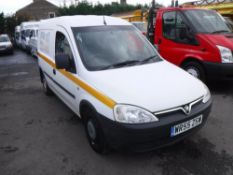 55 reg VAUXHALL COMBO 1700 TWINPORT, 1ST REG 01/06, TEST 03/18, 107597M WARRANTED, V5 HERE, 1 FORMER