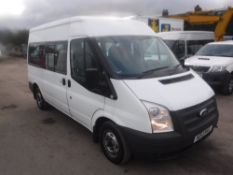 13 reg FORD TRANSIT 125 T300 FWD MINIBUS, 1ST REG 07/13, 150796M WARRANTED, V5 HERE, 1 OWNER FROM
