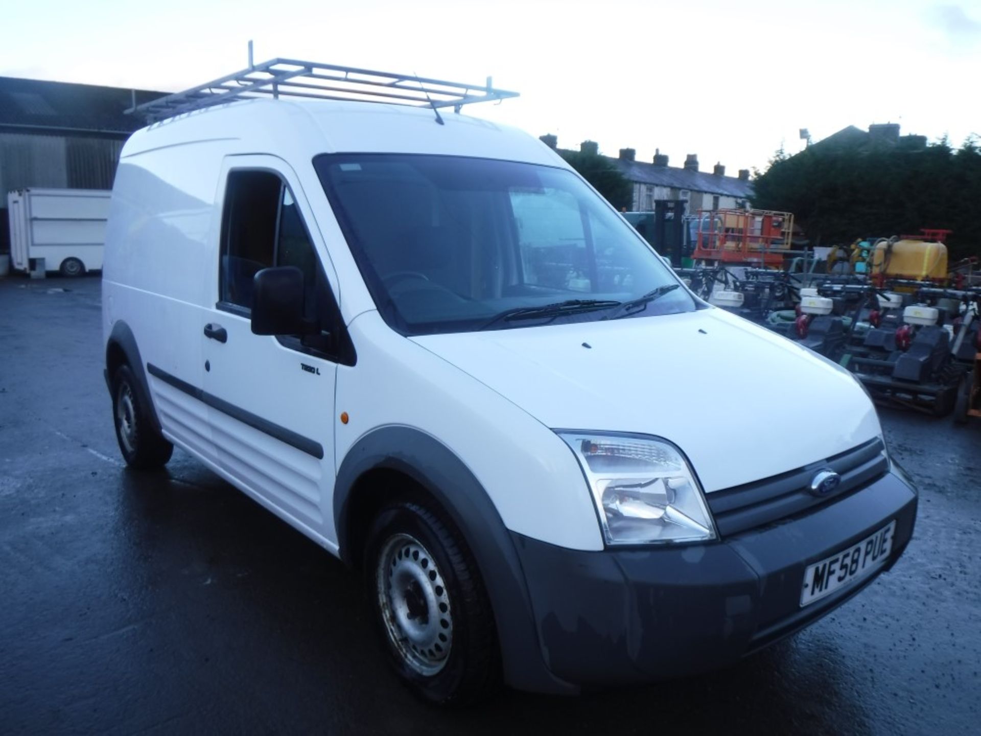 58 reg FORD TRANSIT CONNECT T230 L90, 1ST REG 10/08, TEST 10/18, 59620M, V5 HERE, 1 OWNER FROM