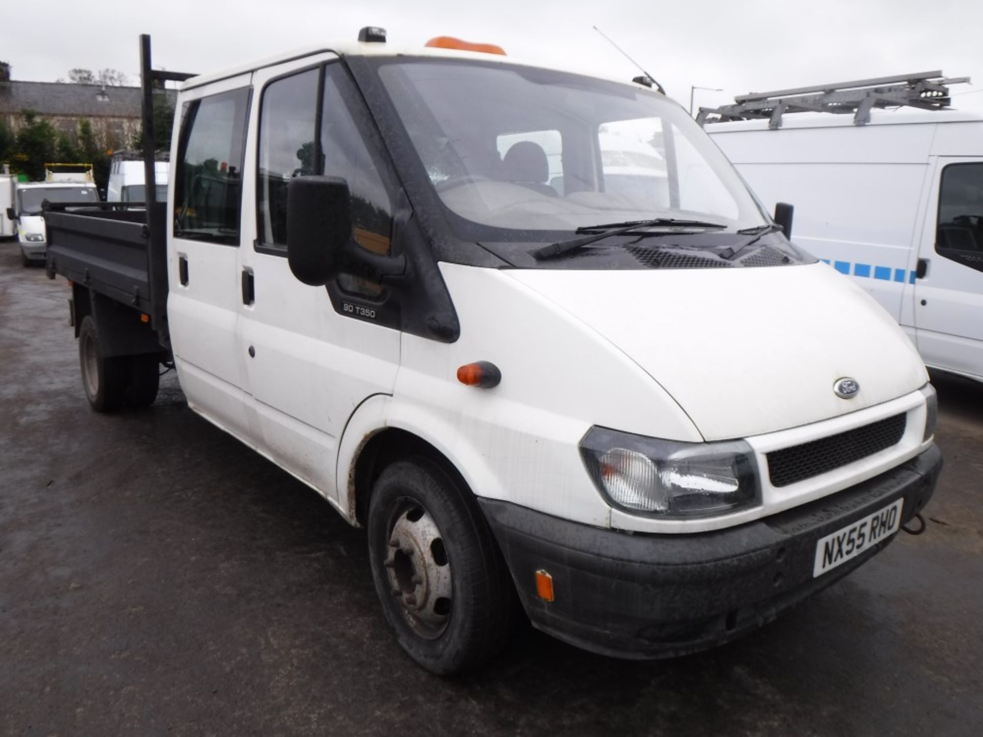 55 reg FORD TRANSIT 350 LWB CREW CAB TIPPER, 1ST REG 09/05, TEST 07/18, 66581M WARRANTED, V5 HERE, 1