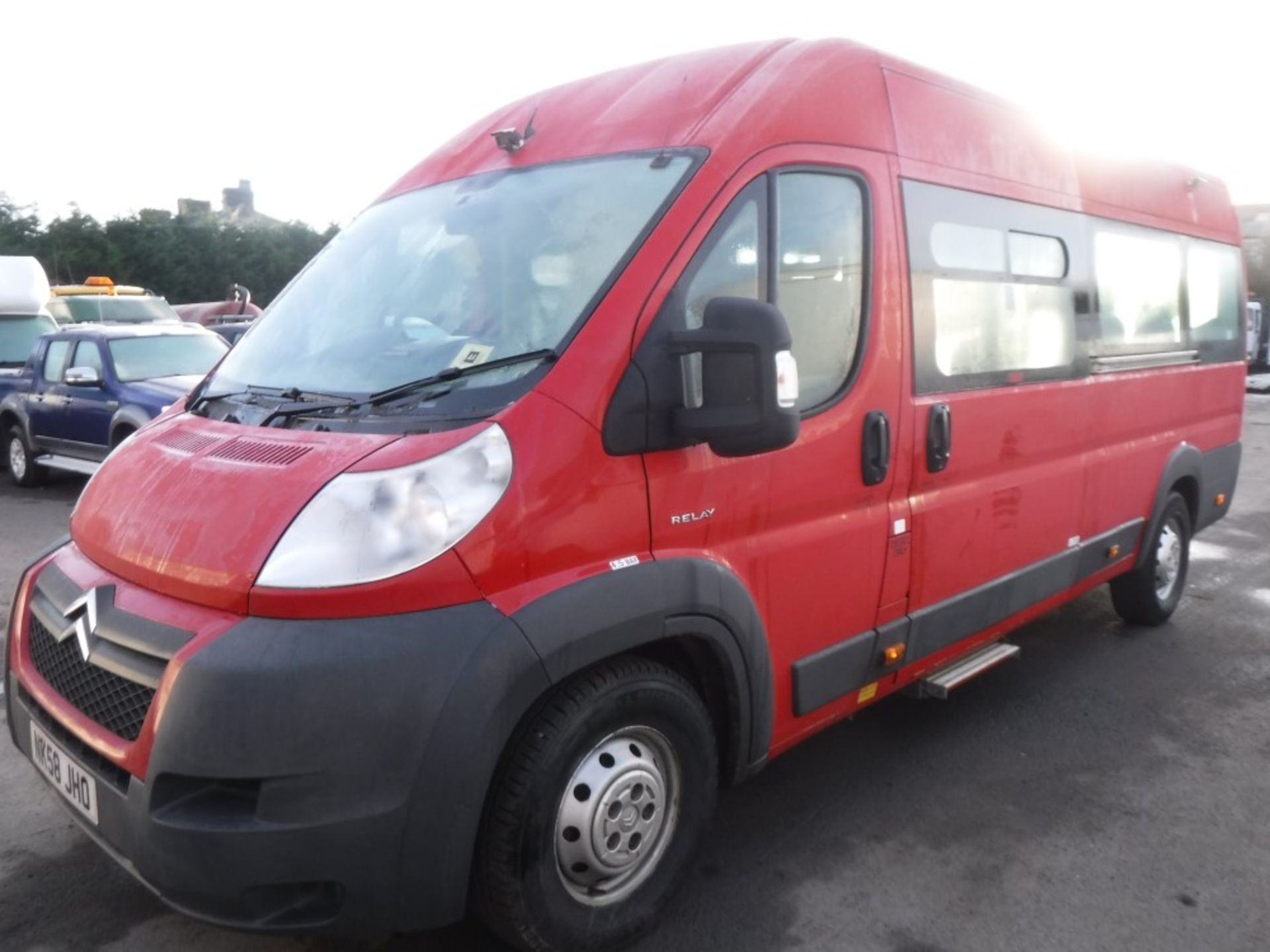 58 reg CITROEN RELAY 35 HDI 120 XLWB MINIBUS, 1ST REG 01/09, TEST 01/18, 92041M WARRANTED, V5 - Image 2 of 6