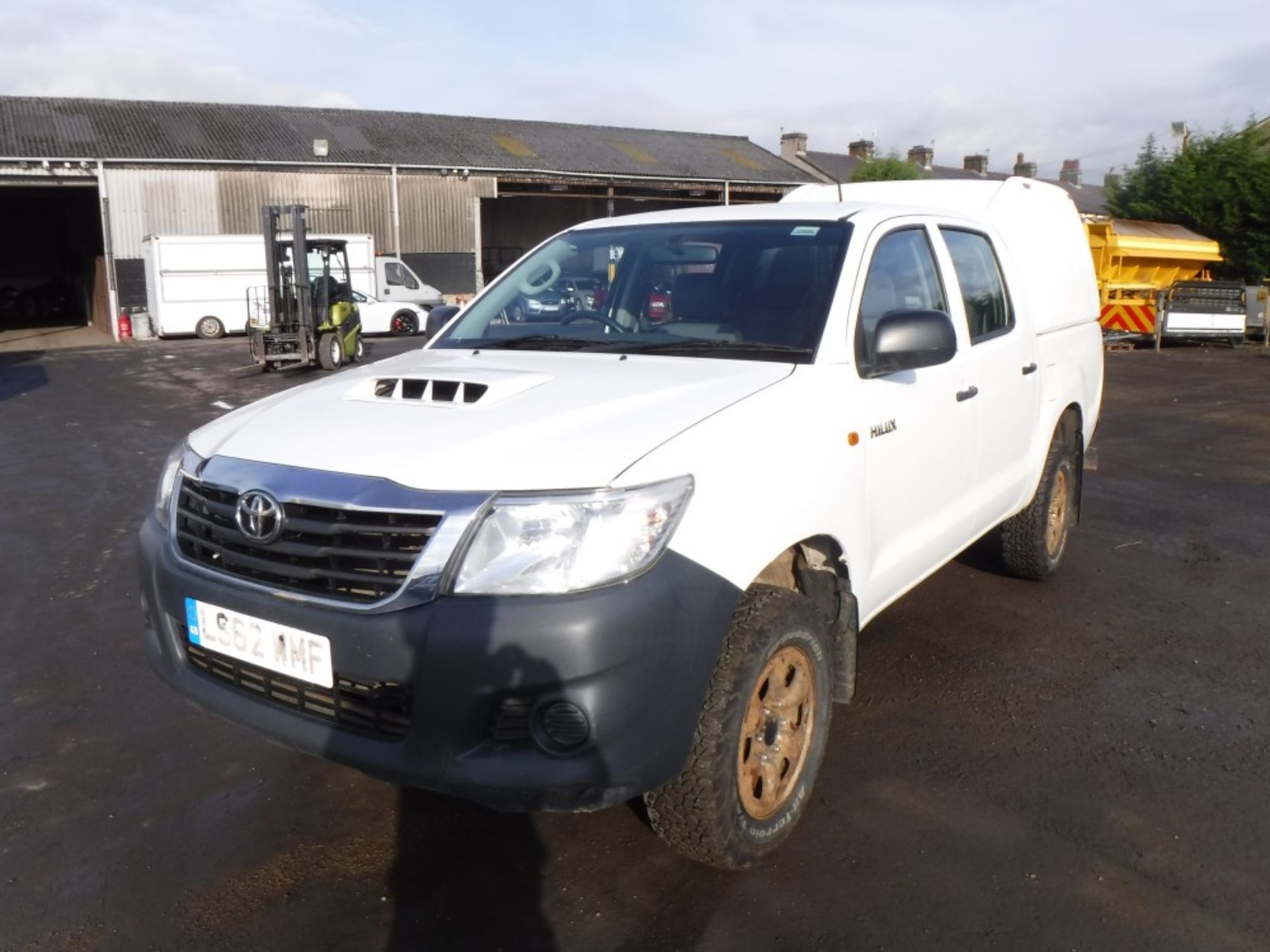 62 reg TOYOTA HI-LUX HL2 D-4D 4 X 4, 1ST REG 11/12, 110471M WARRANTED, NO V5 [+ VAT] - Image 2 of 5