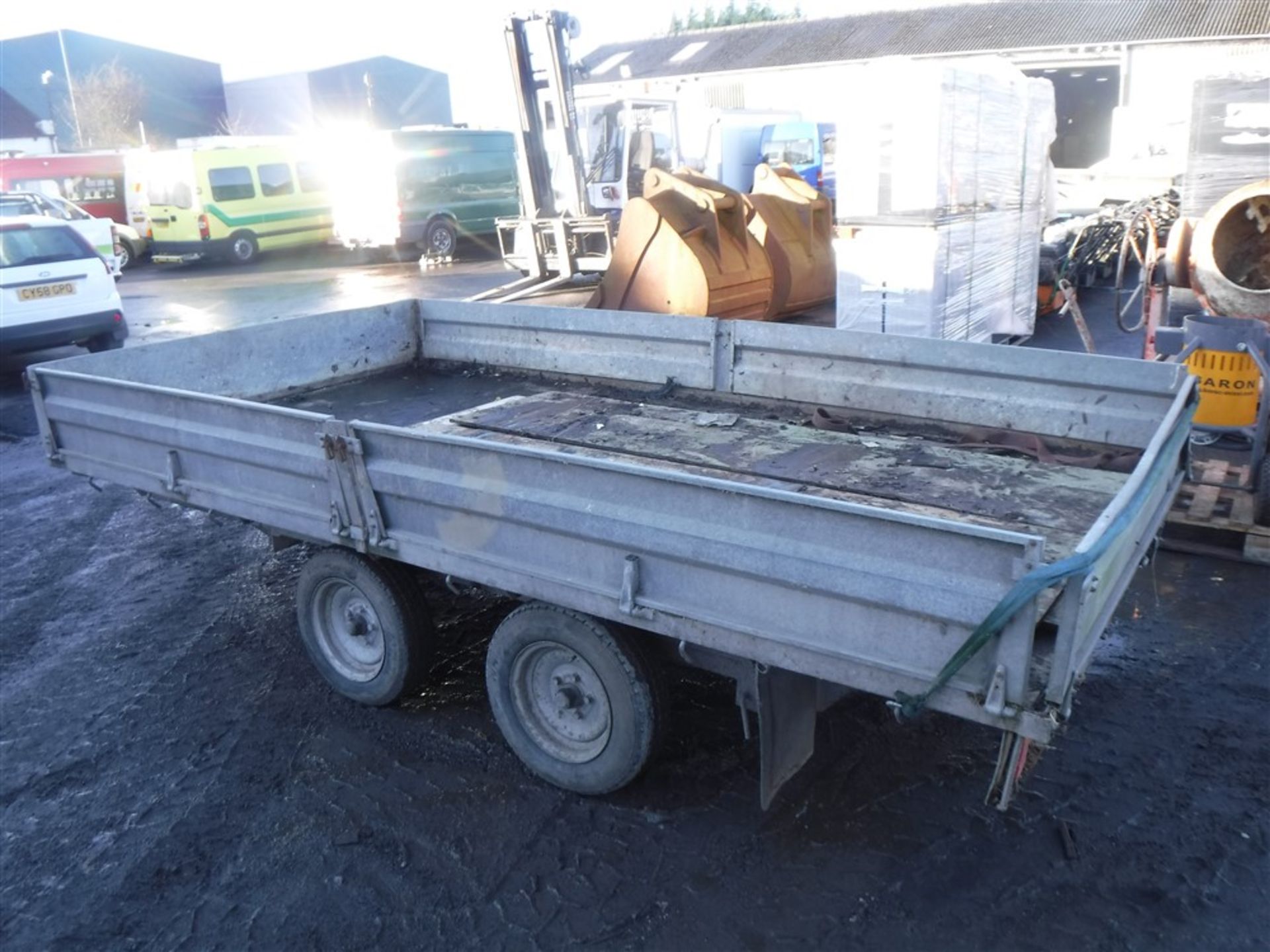 INDESPENSION 12' X 6' TIPPING TRAILER [NO VAT] - Image 2 of 2