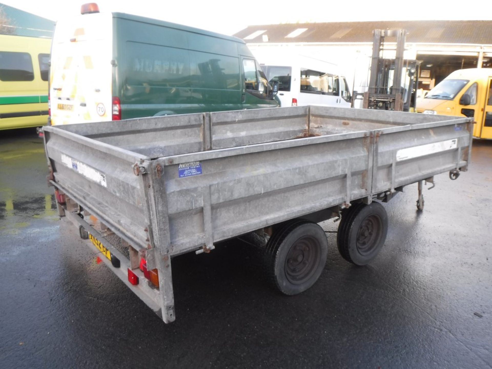 INDESPENSION NEWTON TWIN AXLE TRAILER [NO VAT] - Image 4 of 4