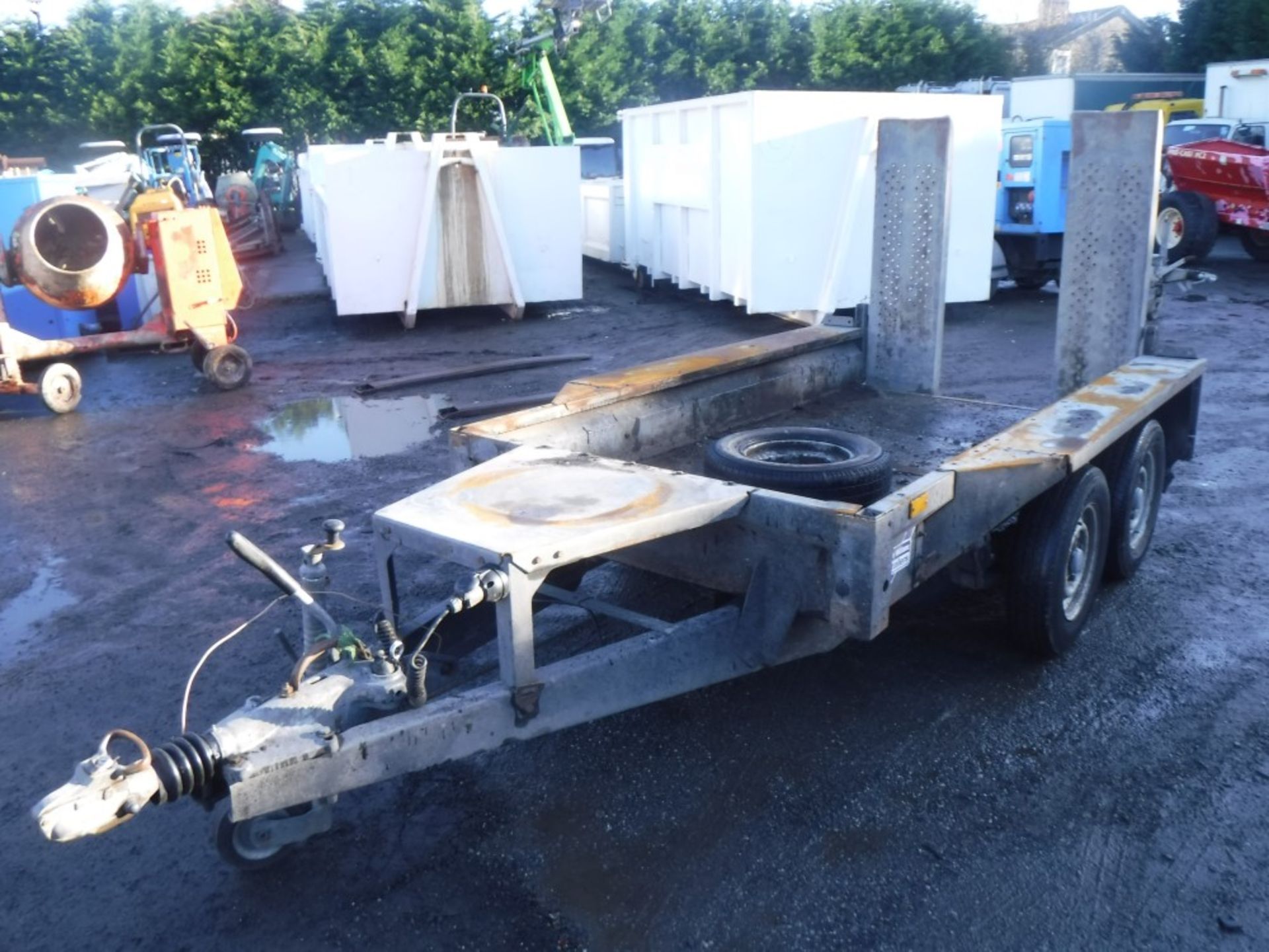 IFOR WILLIAMS 2700KG PLANT TRAILER & SPARE WHEEL [+ VAT]