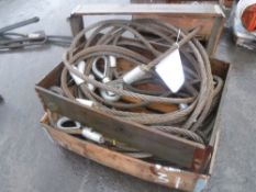 2 x 12T 10M, 2 x 15T 12M WIRE ROPE SLINGS [31] [+ VAT]