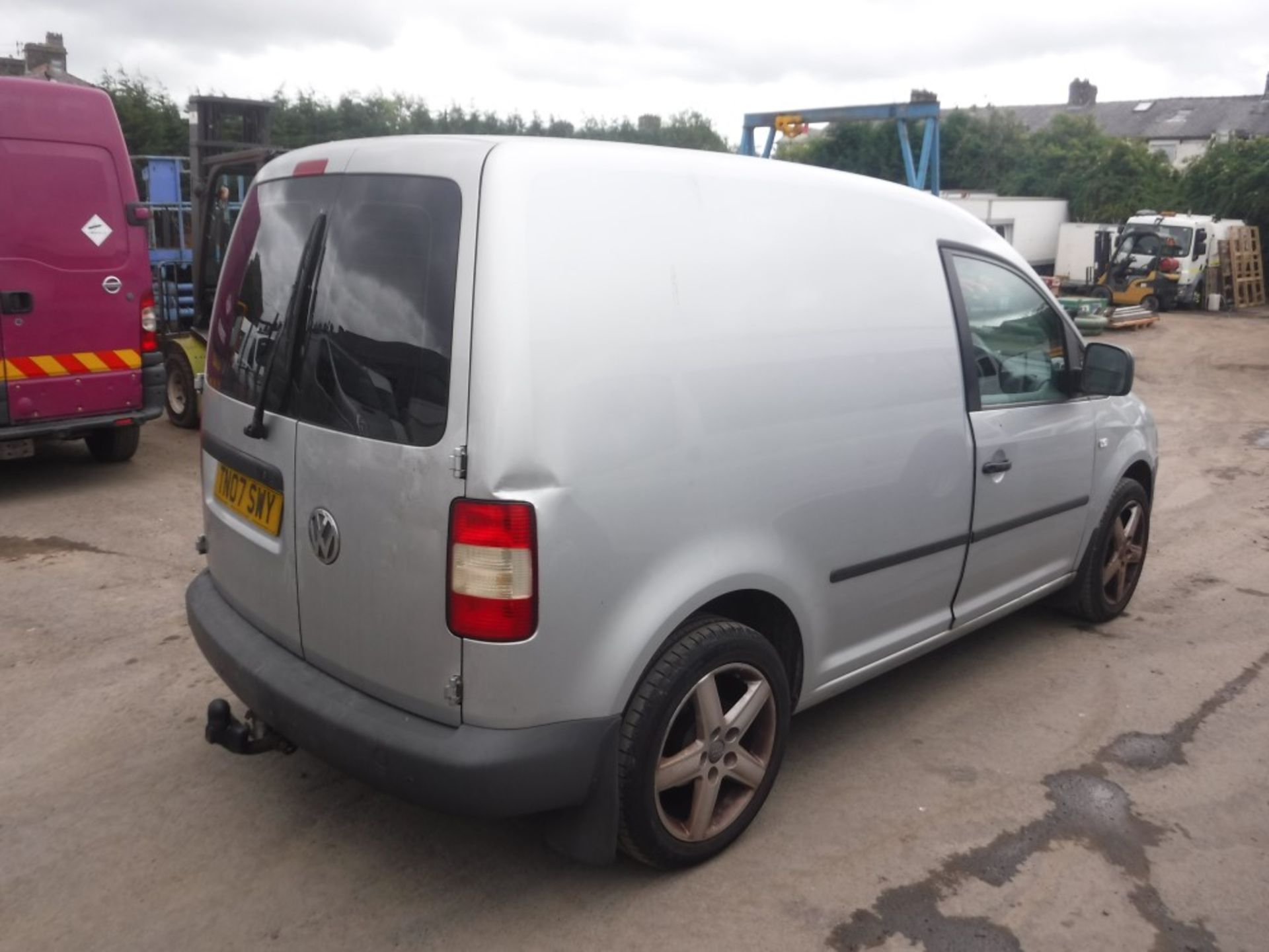 07 reg VW CADDY C20 TDI VAN, 1ST REG 06/07, TEST 12/17, 154549M, V5 HERE, 2 FORMER KEEPERS [+ VAT] - Image 4 of 5