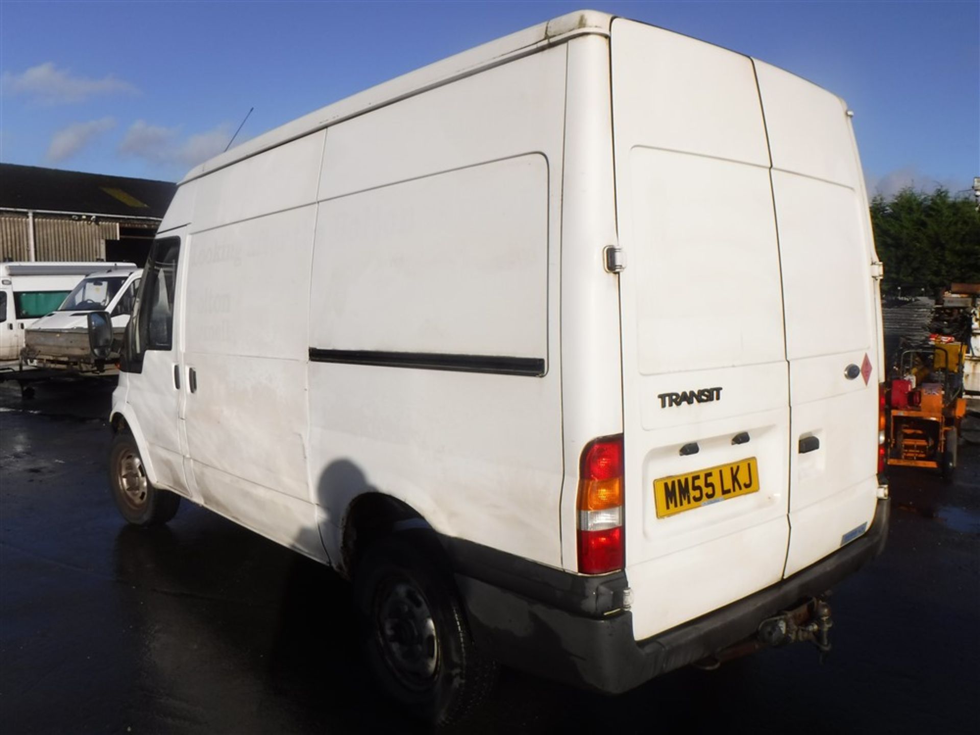 55 reg FORD TRANSIT 350 MWB DIESEL VAN, 1ST REG 01/06, TEST 12/17, 52213M, V5 HERE, 1 OWNER FROM NEW - Image 3 of 5