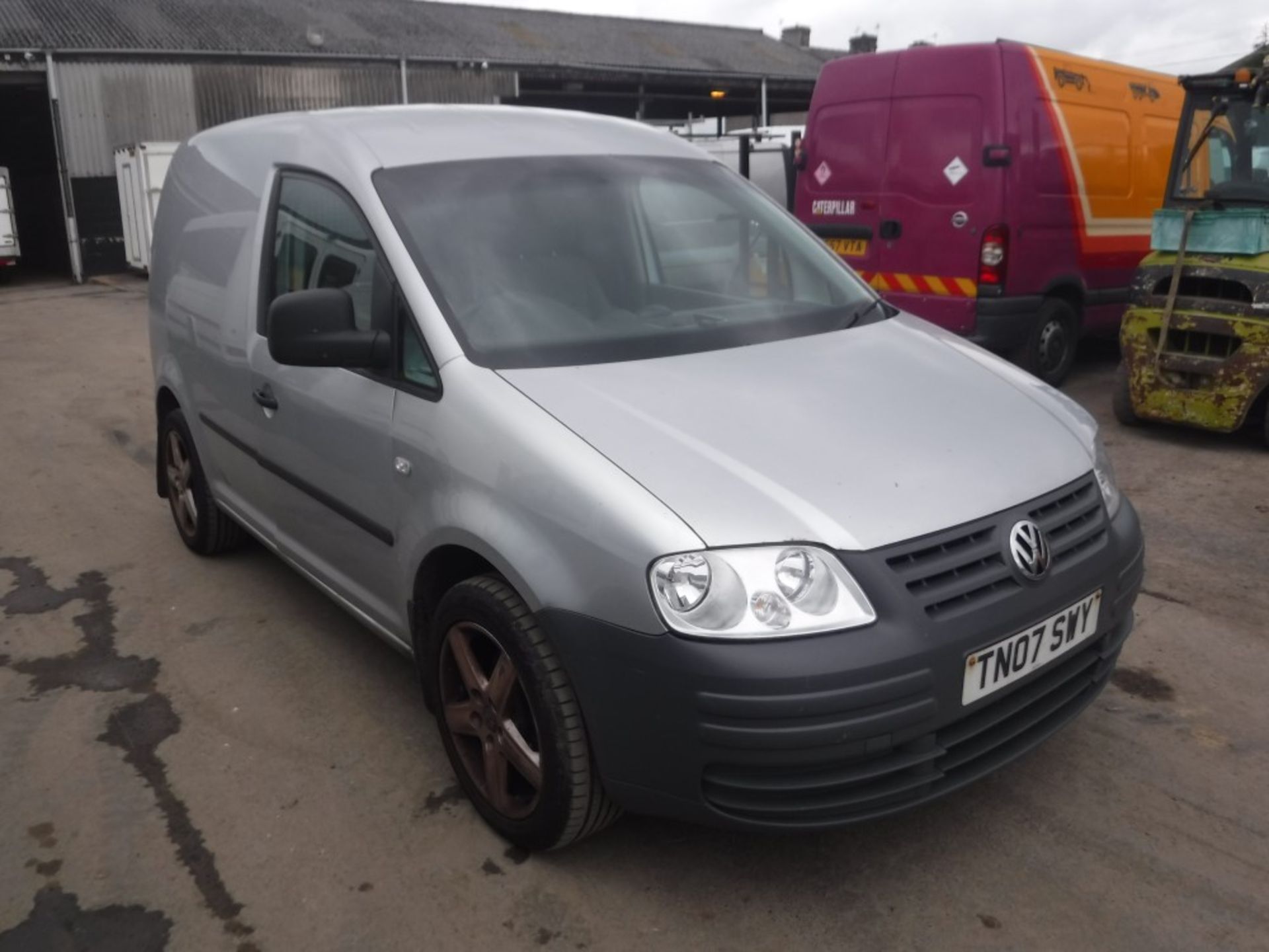 07 reg VW CADDY C20 TDI VAN, 1ST REG 06/07, TEST 12/17, 154549M, V5 HERE, 2 FORMER KEEPERS [+ VAT]