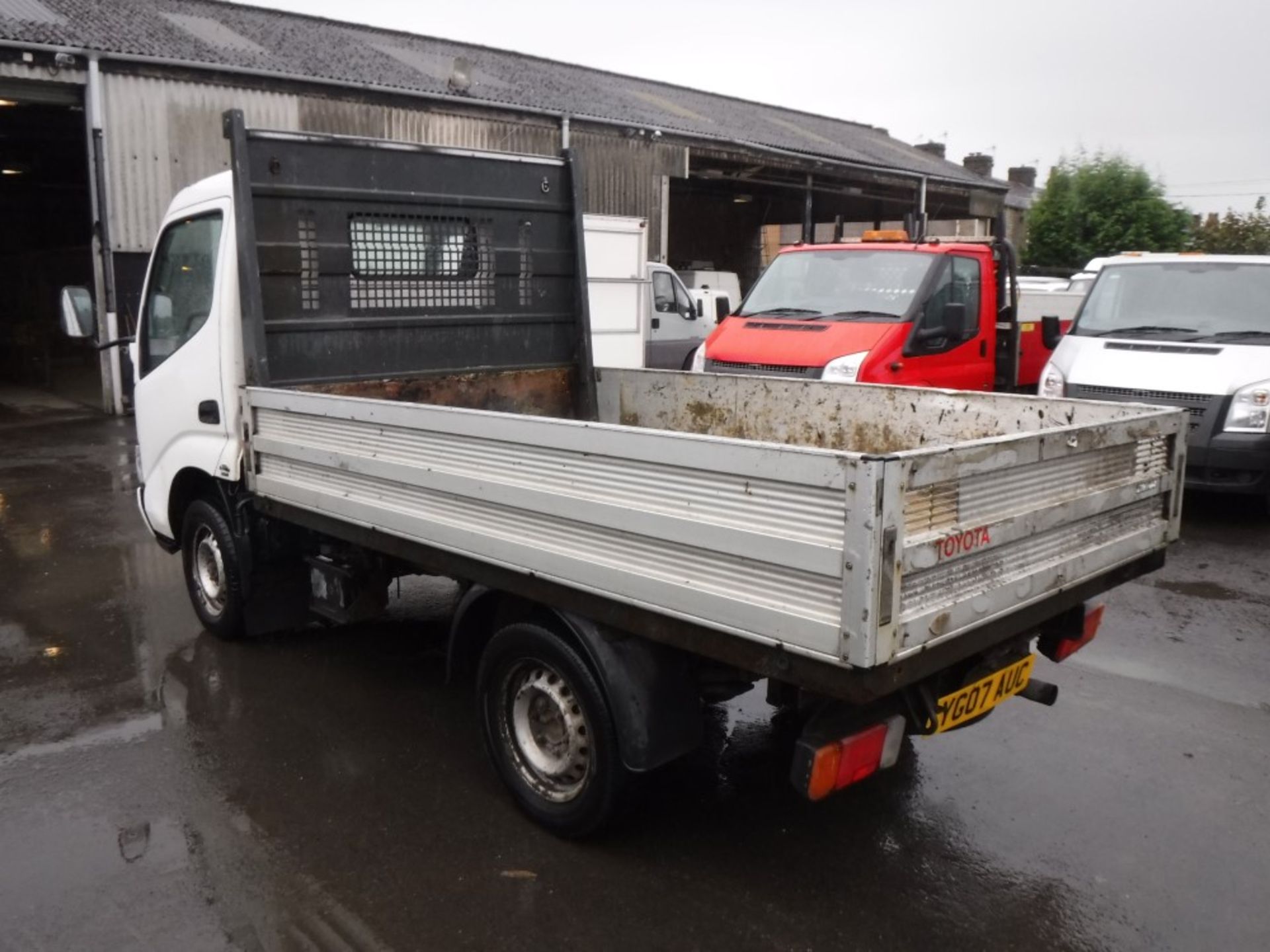 07 reg TOYOTA DYNA 300 D-4D DROPSIDE LORRY, 1ST REG 08/07, 100929M WARRANTED, V5 HERE, 1 OWNER - Image 3 of 5