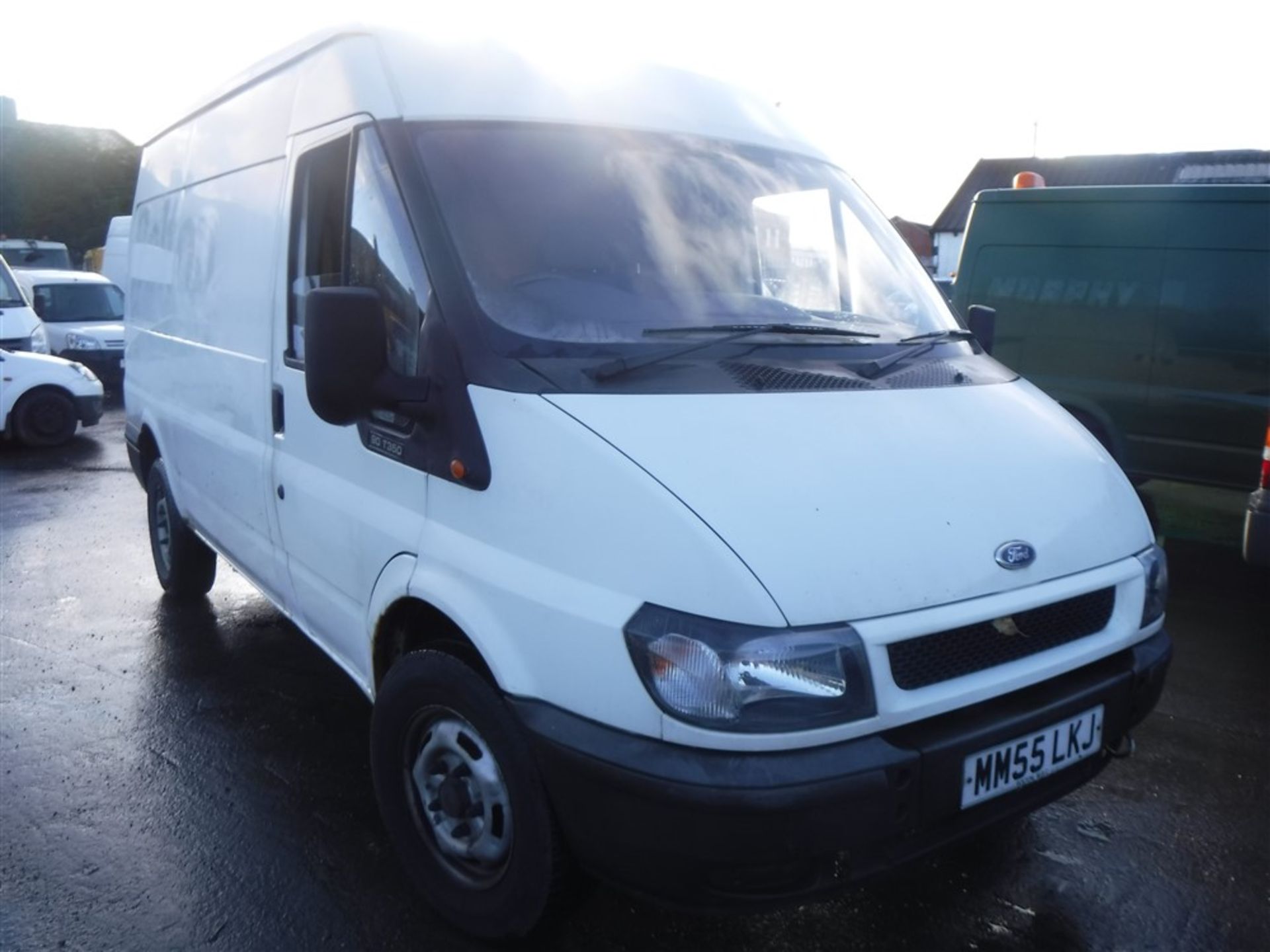 55 reg FORD TRANSIT 350 MWB DIESEL VAN, 1ST REG 01/06, TEST 12/17, 52213M, V5 HERE, 1 OWNER FROM NEW