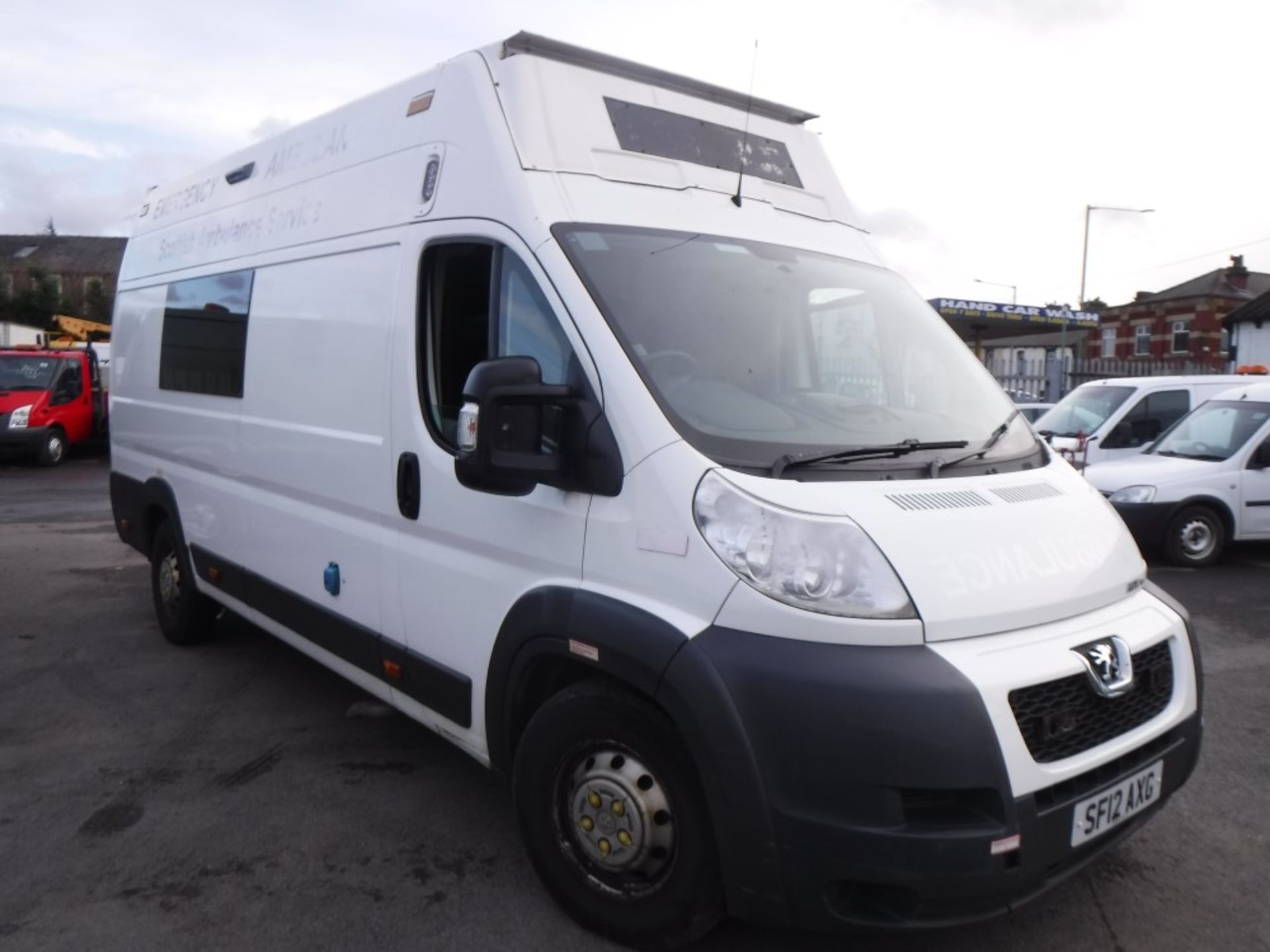 12 reg PEUGEOT BOXER 440 L4H3 HDI AMBULANCE, 1ST REG 03/12, TEST 03/18, 213744M NOT WARRANTED, V5