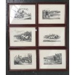 A small quantity of hunting theme print after W.Barraud engraved by R.