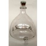 A Victorian glass fly catcher 19cmH