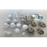 A quantity of china including various pieces of miniature teawares namely John Carr and Sons,