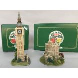 Two boxed Lilliput Lane miniature sculptures,