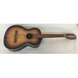 A six string acoustic Kawai guitar 97cmL