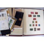 A large collection of stamps, mostly British Commonwealth,
