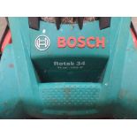 A Bosch Rotak 34 electrical lawnmower