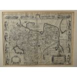 John Speed, A map of Tartary titled 'A newe mape of Tartary', 1627,