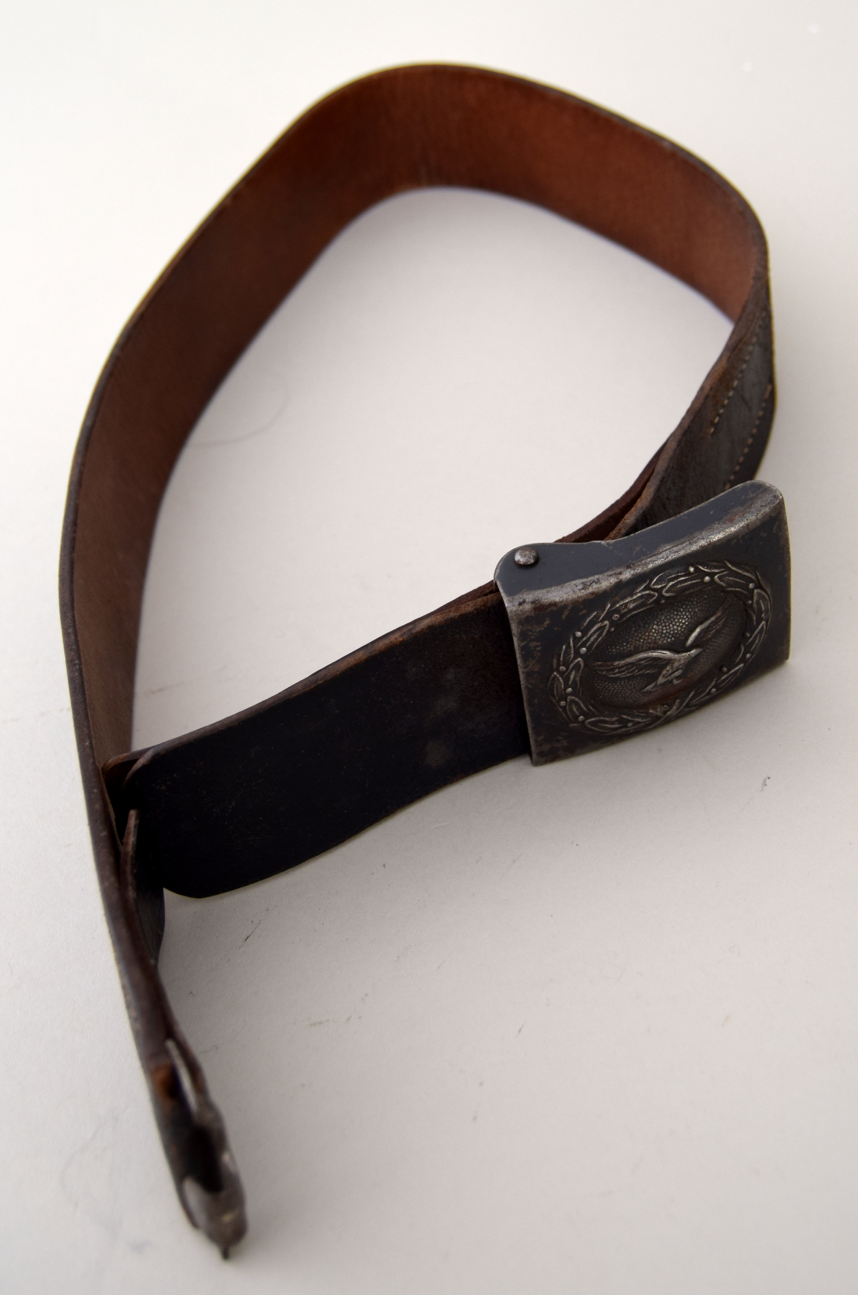 WWII interest: A metal German Luftwaffe belt buckle,