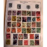 A collection of world stamps contained in The Viceroy Stamp Album