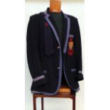 A vintage 'Kings College London Boat Club' blazer and tie.