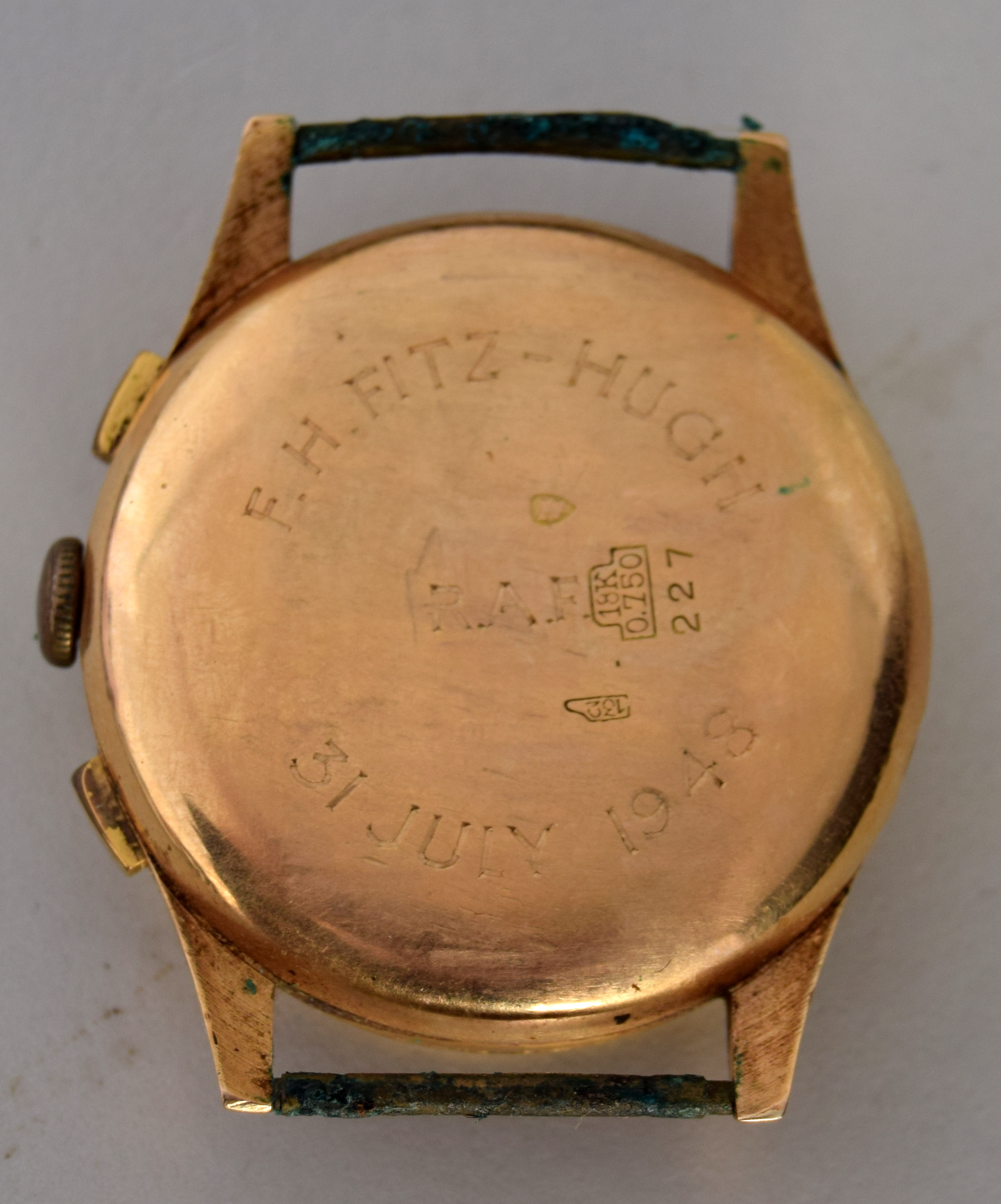 A Titus Geneve gentleman's chronograph watch with 18ct gold casing, - Image 2 of 3