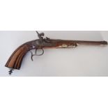 A duelling pistol made by Theodore Bodson Liege, circa 1845 with 10 inch octagonal barrel,